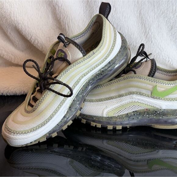 Size 10 Nike Air Max 97 Terrascape Phantom Vivid Green 2022 DJ5019-002 Men’s - Picture 1 of 10